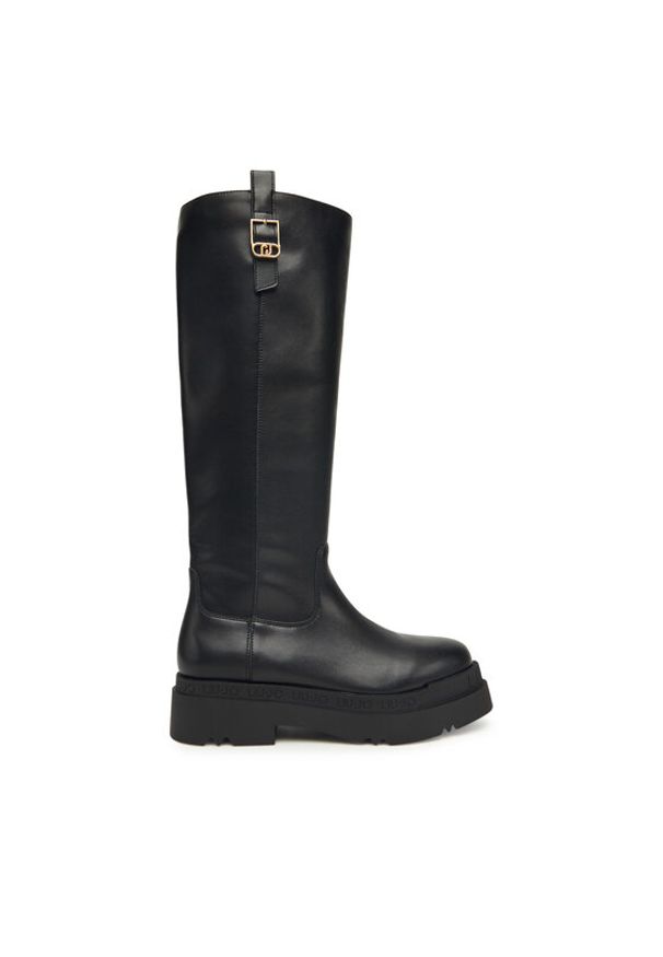 Liu Jo Kozaki Love 64 SF5069 P0102 Czarny. Kolor: czarny. Materiał: skóra