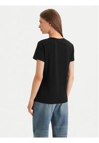 DKNY T-Shirt P61M0WNA Czarny Regular Fit. Kolor: czarny. Materiał: bawełna #3