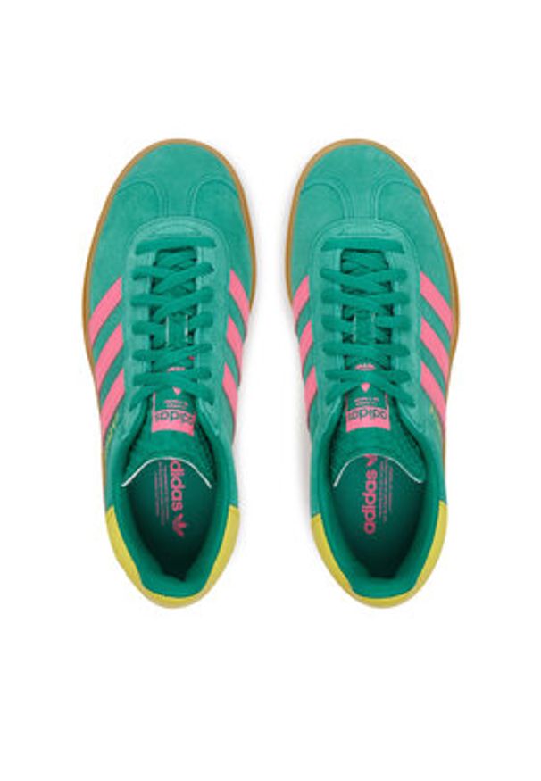Adidas - adidas Sneakersy Gazelle Bold JH9668 Zielony. Kolor: zielony. Materiał: skóra, zamsz. Model: Adidas Gazelle