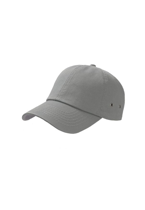 ATLANTIS - Czapka Baseballowa Chino Action 6 Panel. Kolor: szary