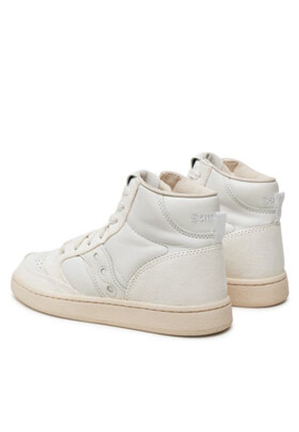 Saucony Sneakersy Jazz Court S70722 Biały. Kolor: biały. Materiał: skóra