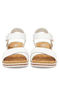 Rieker Sandały CEO-V3691-80 Biały. Kolor: biały. Materiał: skóra #3