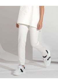 CUORI e PICCHE - Białe spodnie dresowe Uno. Kolor: biały. Materiał: dresówka #2