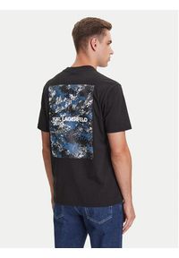 Karl Lagerfeld Jeans T-Shirt A3M17029 Czarny Regular Fit. Kolor: czarny. Materiał: bawełna #5