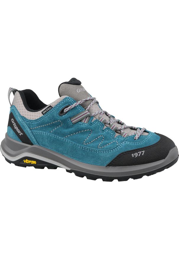 Buty trekkingowe męskie, Grisport Scarpe. Kolor: niebieski. Materiał: skóra, zamsz. Sport: turystyka piesza