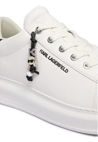 Karl Lagerfeld - KARL LAGERFELD Sneakersy Kapri KL52516 Biały. Kolor: biały. Materiał: skóra #6