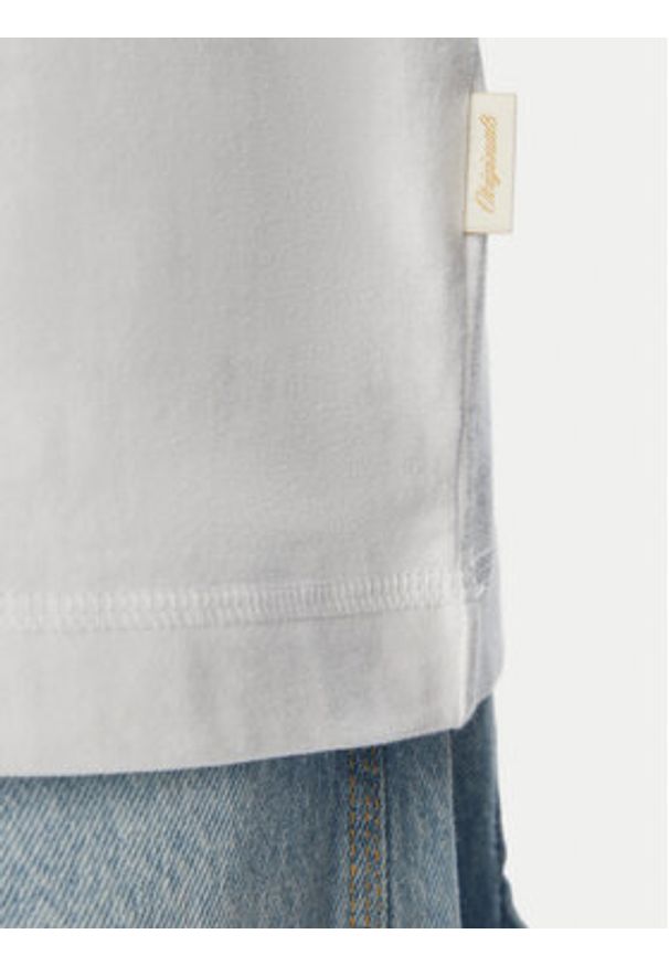 Jack & Jones T-Shirt Norrebro Photo 12291022 Biały Regular Fit. Kolor: biały. Materiał: bawełna