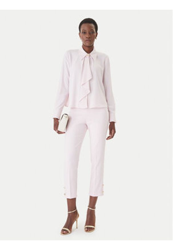 Rinascimento Koszula CFC0127637003 Różowy Regular Fit. Kolor: różowy. Materiał: syntetyk