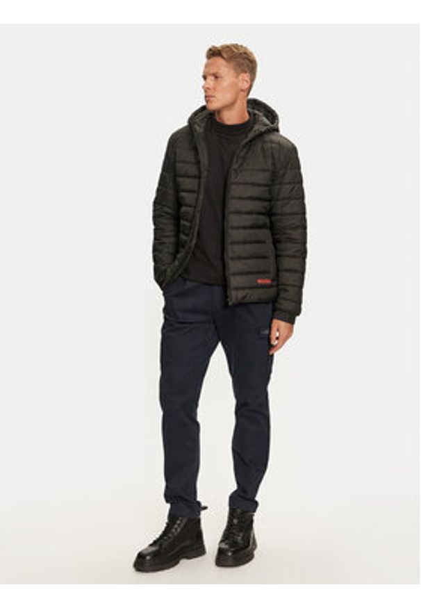 Hugo Kurtka puchowa Brent2441 50518785 Czarny Regular Fit. Kolor: czarny. Materiał: syntetyk