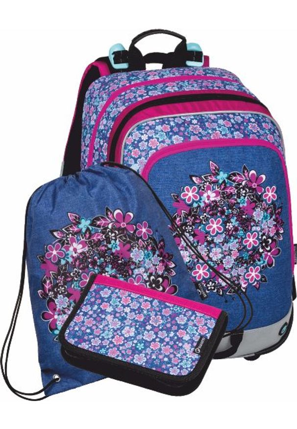 Bagmaster - BAGMASTER Zestaw mały ALFA 20 A plecak,piórnik,worek