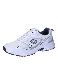 Buty sportowe LOTTO KITAURA sneakersy. Kolor: biały. Materiał: guma, syntetyk, tkanina, materiał. Sport: turystyka piesza