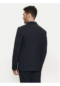 Tom Tailor Marynarka 1044113 Granatowy Slim Fit. Kolor: niebieski. Materiał: syntetyk #5