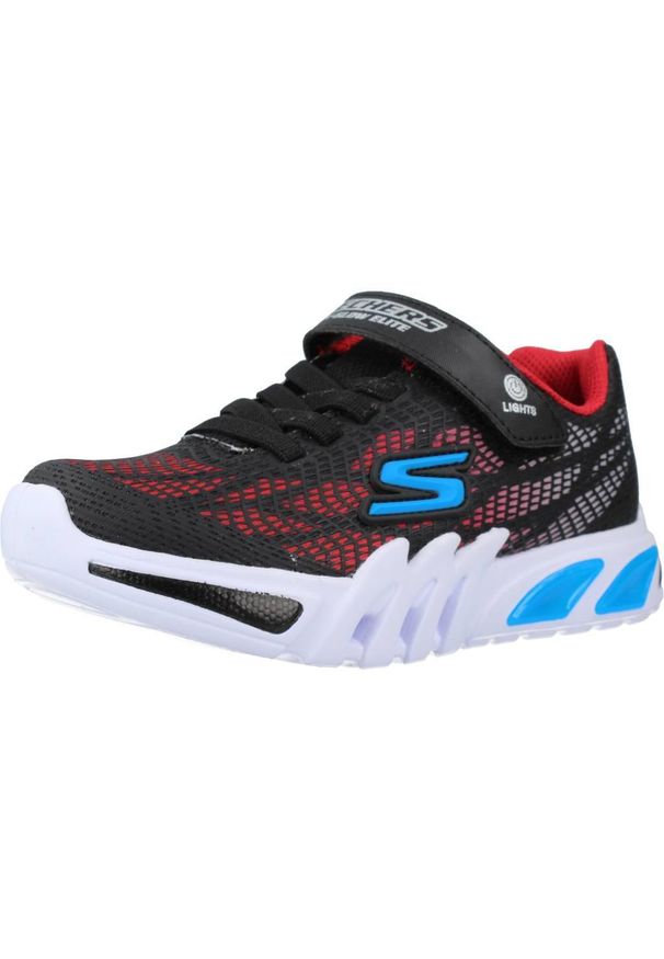skechers - Tenisówki Skechers Model Flex-glow Elite - Vorlo Kolor Czarny. Kolor: czarny. Materiał: syntetyk, tkanina. Model: Skechers Sport. Sport: turystyka piesza