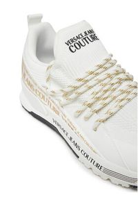 Versace Jeans Couture Sneakersy Dynamic 77VA3SA8 Biały. Kolor: biały. Materiał: mesh, materiał