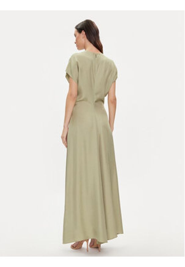 IVY & OAK - IVY OAK Sukienka codzienna Marlis IO117617 Zielony Regular Fit. Okazja: na co dzień. Kolor: zielony. Materiał: syntetyk. Typ sukienki: proste. Styl: casual