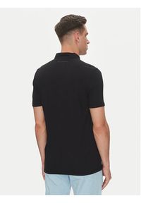 Karl Lagerfeld - KARL LAGERFELD Polo 745023 552224 Czarny Regular Fit. Typ kołnierza: polo. Kolor: czarny. Materiał: bawełna