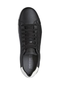 Geox buty skórzane kolor czarny. Nosek buta: okrągły. Zapięcie: sznurówki. Kolor: czarny. Materiał: skóra #6