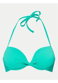 United Colors of Benetton - United Colors Of Benetton Góra od bikini 3P5H5R00Q Turkusowy. Kolor: turkusowy. Materiał: syntetyk #3