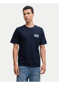 Jack & Jones - Jack&Jones Komplet 3 t-shirtów Geplas 12288303 Kolorowy Regular Fit. Materiał: bawełna. Wzór: kolorowy