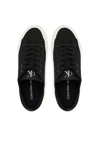 Calvin Klein Jeans Tenisówki Vulc Flatform Low Cv Mg YW0YW01763 Czarny. Kolor: czarny. Materiał: materiał