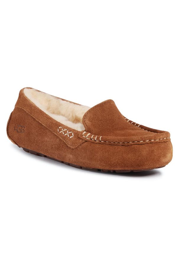 Ugg Kapcie W Ansley 1106878 Brązowy. Kolor: brązowy. Materiał: zamsz, skóra