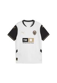 Puma - Młodzieżowa koszulka domowa Valencia CF 24/25 PUMA White Black. Kolor: biały, czarny, wielokolorowy