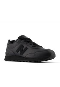 Buty do chodzenia męskie New Balance Nb 515. Zapięcie: sznurówki. Kolor: czarny. Materiał: materiał, syntetyk, tkanina. Szerokość cholewki: normalna. Sport: turystyka piesza