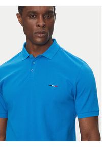 Hechter Paris Polo Pique H-Eco 74004 151902 Niebieski Regular Fit. Typ kołnierza: polo. Kolor: niebieski. Materiał: bawełna #3