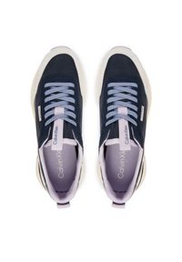 Calvin Klein Sneakersy Hike Runner Nylon Mix HW0HW03279 Niebieski. Kolor: niebieski. Materiał: skóra, zamsz #4