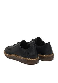 Rieker Półbuty N2402-00 Czarny. Kolor: czarny. Materiał: skóra, syntetyk #5