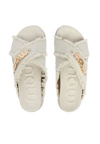 Mou Klapki MU.SW451005K Biały. Kolor: biały. Materiał: materiał #4