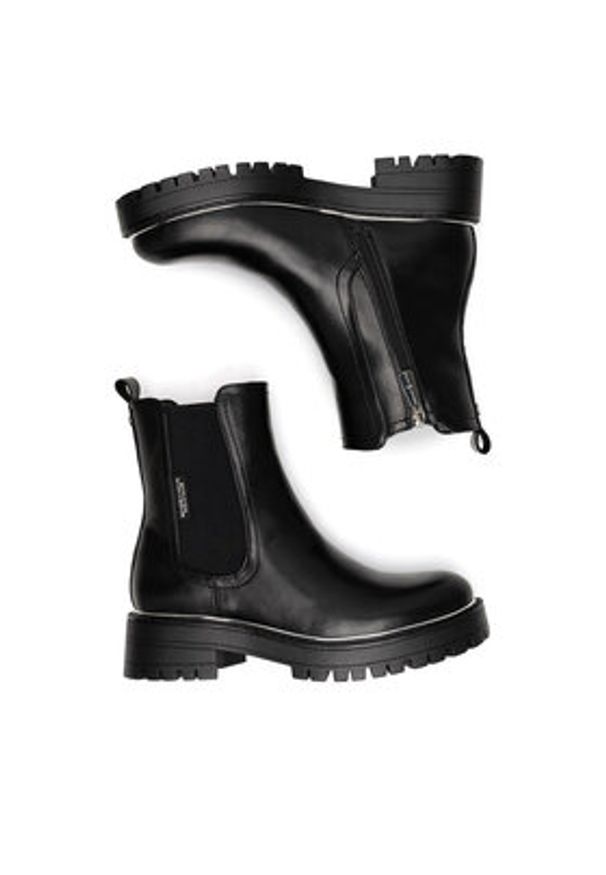 Beverly Hills Polo Club Botki WS12156-02 Czarny. Kolor: czarny. Materiał: materiał