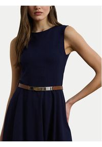 Lauren Ralph Lauren - LAUREN RALPH LAUREN Sukienka koktajlowa 200973402001 Granatowy Regular Fit. Kolor: niebieski. Materiał: wiskoza. Styl: wizytowy #4