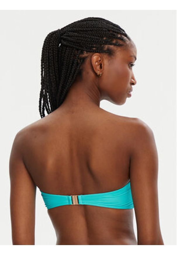 Seafolly Góra od bikini La Mer 31448-214 Turkusowy. Kolor: turkusowy. Materiał: syntetyk