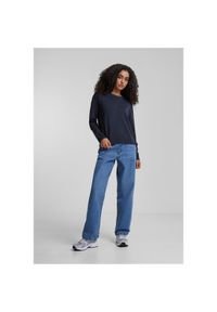 Sweter damski z okrągłym dekoltem Urban Classics. Kolor: niebieski. Materiał: materiał, polar. Sezon: zima #1