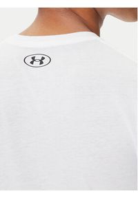 Under Armour T-Shirt Ua Gl Foundation Update Ss 1382915 Biały Loose Fit. Kolor: biały. Materiał: bawełna #4