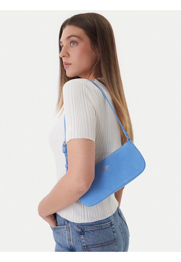 Tommy Jeans Torebka Tjw Must Suede Shoulder Bag AW0AW18454 Niebieski. Kolor: niebieski. Materiał: zamszowe, skórzane