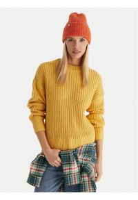 Roxy Sweter Coming Home ERJSW03666 Żółty Regular Fit. Kolor: żółty. Materiał: akryl #1