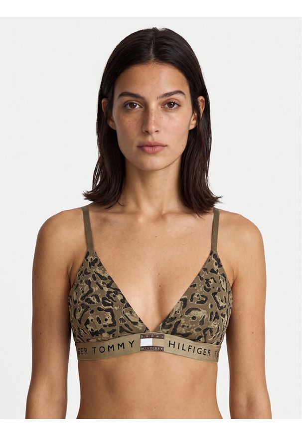 TOMMY HILFIGER - Tommy Hilfiger Biustonosz braletka UW0UW06580 Beżowy. Kolor: beżowy. Materiał: bawełna