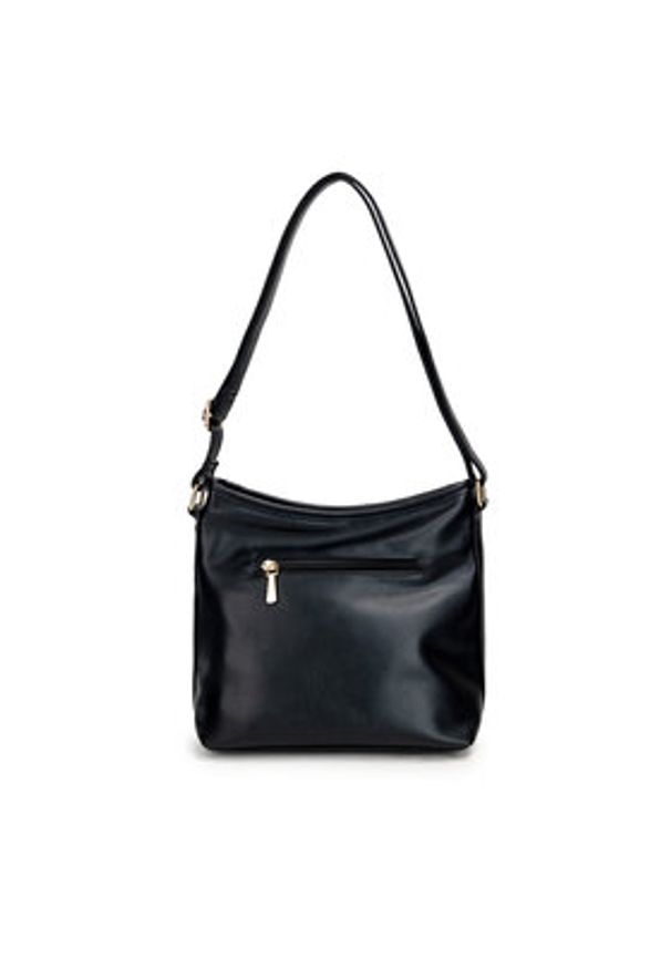 Monnari Torebka TORIMP0-24Z-BAG4080-K020D000 Czarny. Kolor: czarny. Materiał: skórzane