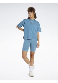 Reebok Szorty sportowe Classics Natural Dye Legging Shorts HT7858 Niebieski. Kolor: niebieski. Materiał: bawełna