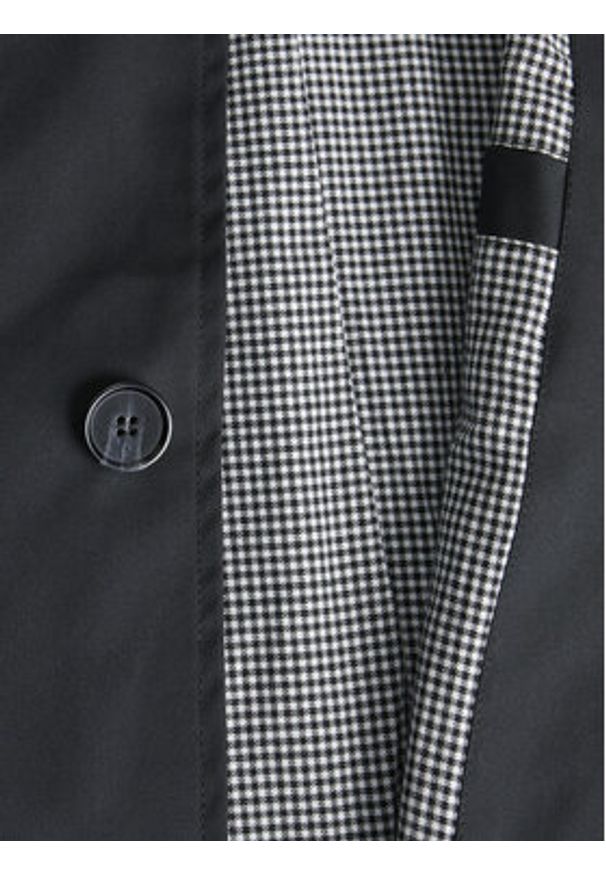 Jack & Jones Płaszcz przejściowy Pilo 12260472 Czarny Regular Fit. Kolor: czarny. Materiał: syntetyk