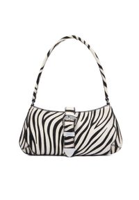 Tommy Jeans Torebka Tjw Cool Zebra Shoulder Bag AW0AW18879 Biały. Kolor: biały. Wzór: motyw zwierzęcy. Materiał: skórzane #1