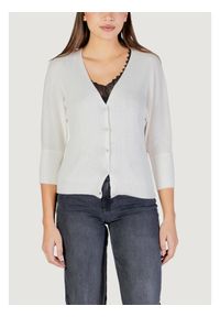 Morgan Kardigan 251-MBATSI Écru Slim Fit. Materiał: syntetyk #1