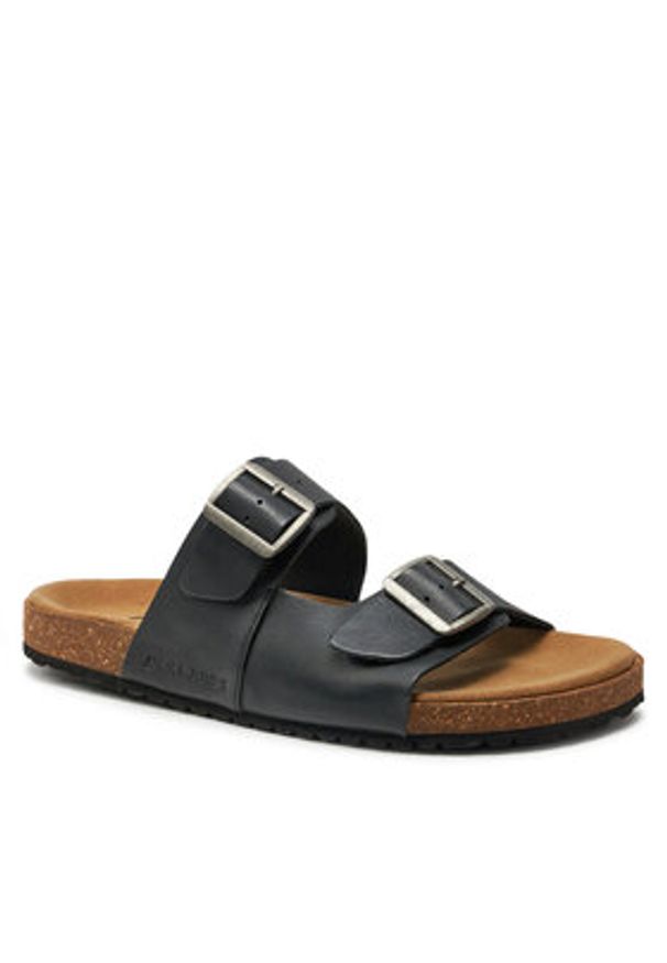 Jack & Jones - Jack&Jones Klapki Louis 12231423 Szary. Kolor: szary. Materiał: skóra