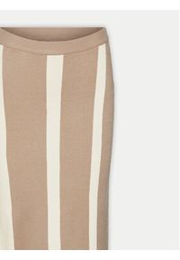 Vero Moda Spódnica ołówkowa Gold New Art 10311360 Beżowy Slim Fit. Kolor: beżowy. Materiał: syntetyk #3