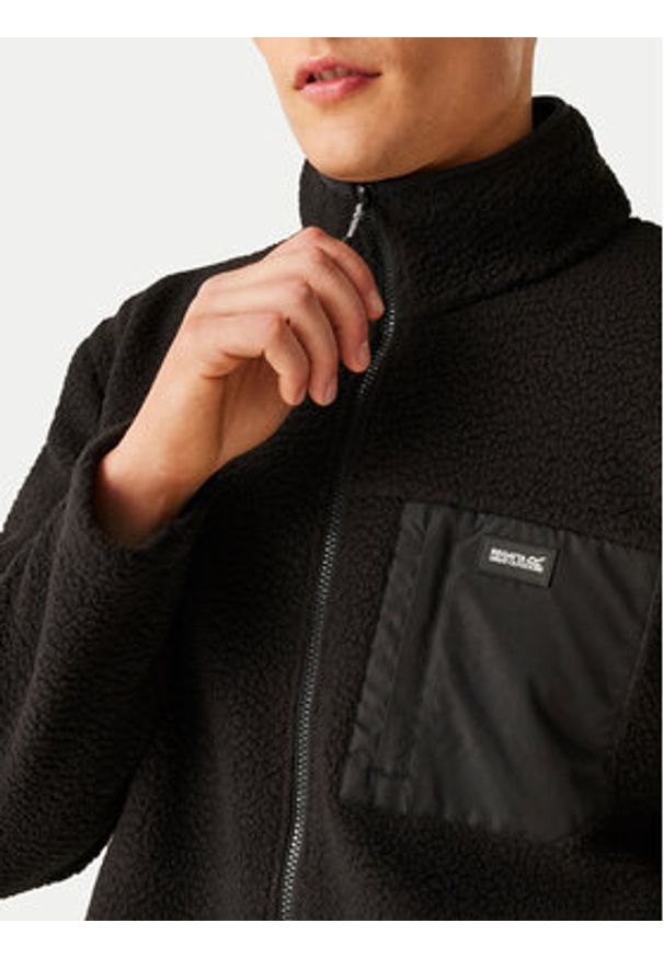 Regatta Polar Frankie Borg RMA607 Czarny Regular Fit. Kolor: czarny. Materiał: syntetyk