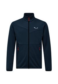 Salewa - Bluza trekkingowa męska Puez Cammino PL. Kolor: niebieski. Materiał: materiał