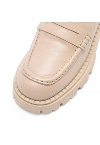 Badura Loafersy BOTRICELLO-108113 Beżowy. Kolor: beżowy. Materiał: skóra #5