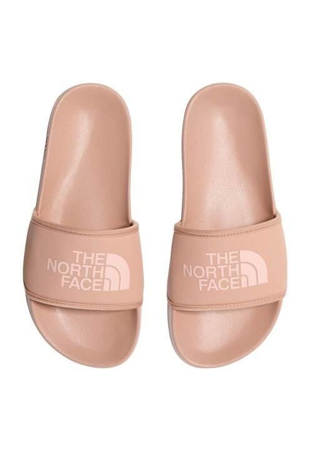 Klapki damskie The North Face W Base Camp Slide Iii. Okazja: na plażę. Zapięcie: bez zapięcia. Kolor: różowy. Materiał: syntetyk, materiał. Styl: sportowy